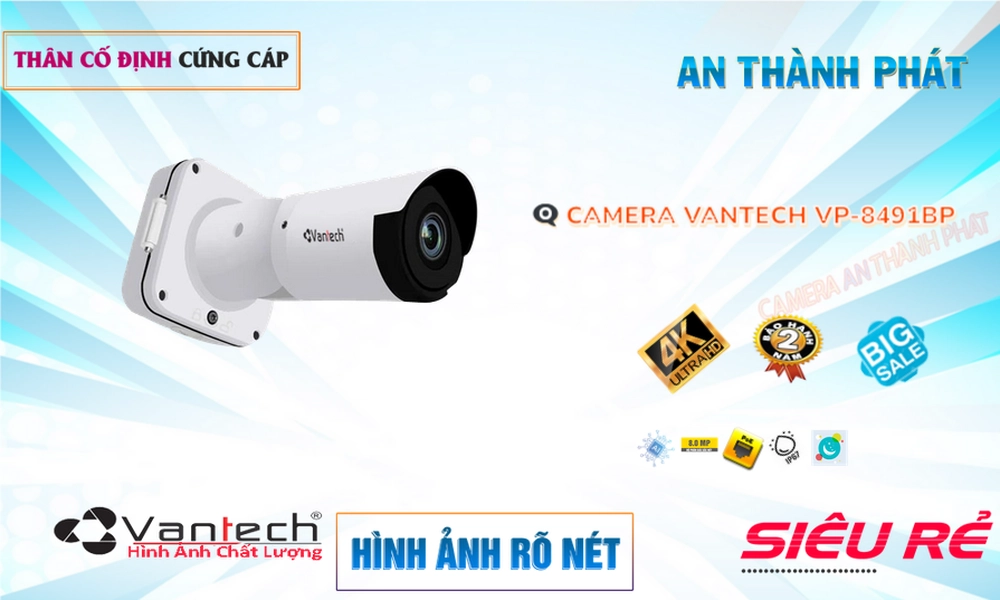 Camera VanTech đang khuyến mãi IP VP-8491BP ✲