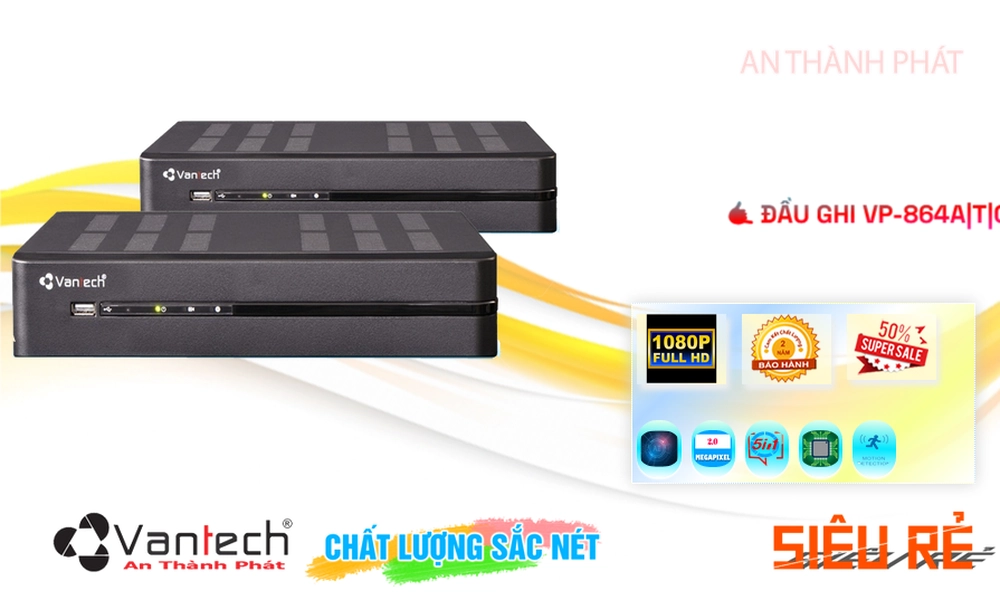 Đầu Ghi VanTech Chất Lượng VP-864A|T|C Đầu Ghi VanTech Chất Lượng VP-864A|T|C
