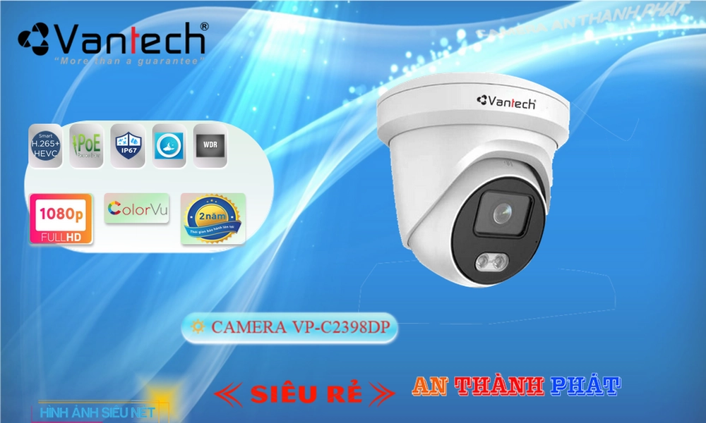 VP-C2398DP Camera Công Nghệ POE Chất Lượng VanTech ✲