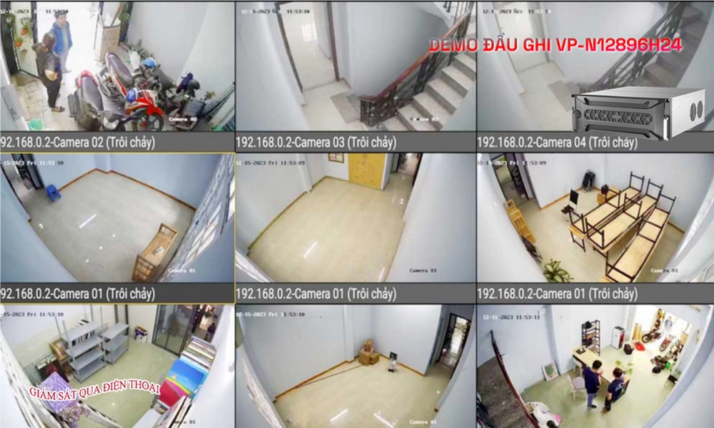 VP-N12896H24Thiết Bị Ghi Hình Thiết kế Đẹp VanTech