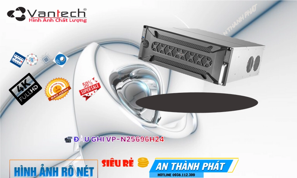 Đầu ghi VanTech VP-N25696H24 Mẫu Đẹp
