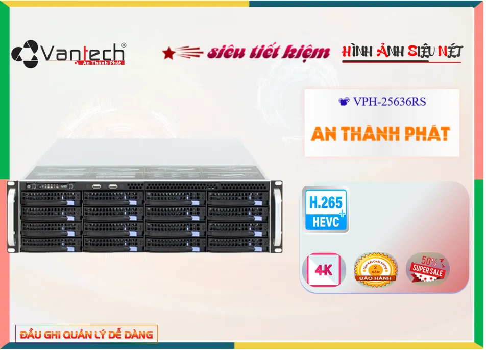 Server Ghi Hình Vantech VPH-25636RS,VPH-25636RS Giá rẻ,VPH 25636RS,Chất Lượng Đầu Ghi Camera VanTech VPH-25636RS Chất