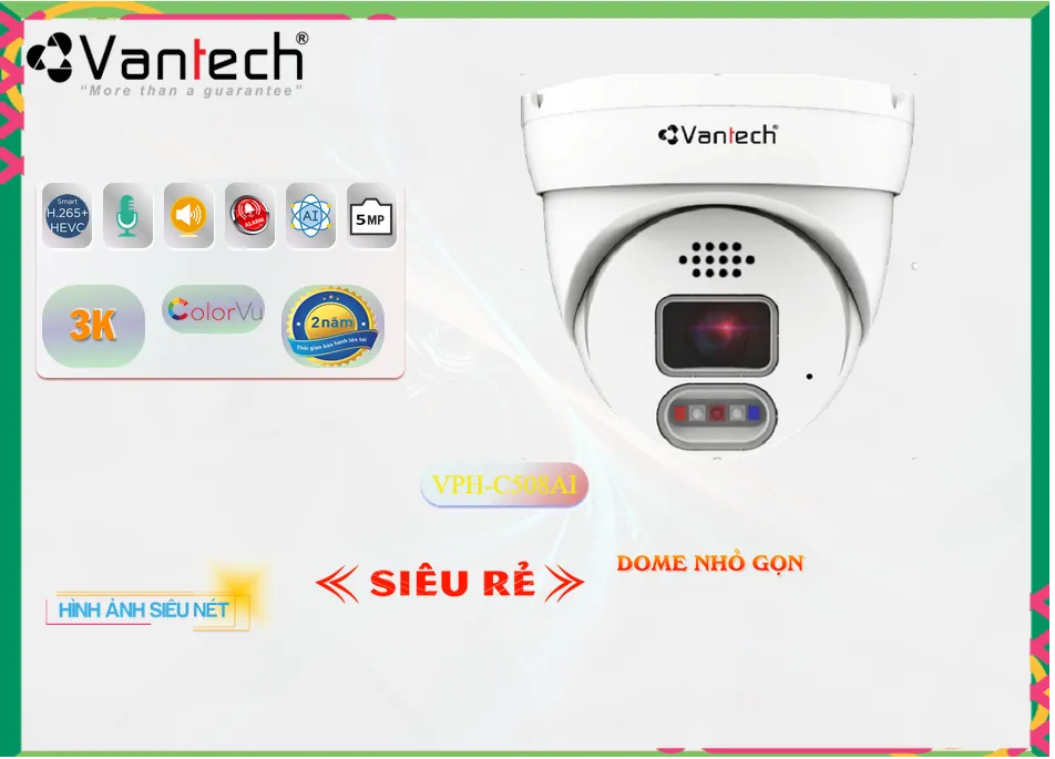 Camera VanTech VPH-C508AI,thông số VPH-C508AI, IP POEVPH-C508AI Giá rẻ,VPH C508AI,Chất Lượng VPH-C508AI,Giá