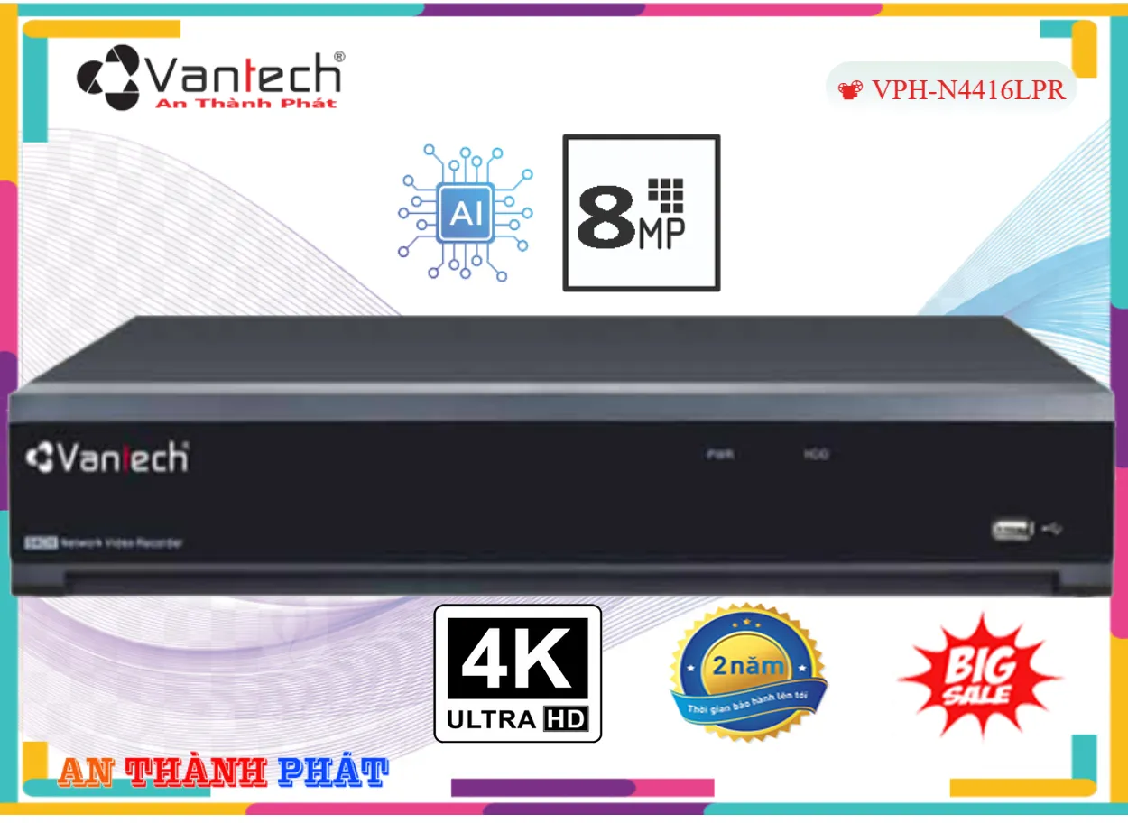 VPH-N4416/16P  VanTech Chức Năng Cao Cấp