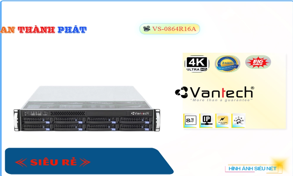 VanTech VS-0864R16A Hình Ảnh Đẹp,Giá VS-0864R16A,VS-0864R16A Giá Khuyến Mãi,bán VS-0864R16A, IP VS-0864R16A Công Nghệ