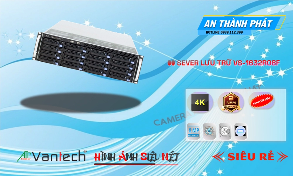 VS-1632R08F Đầu Ghi VanTech