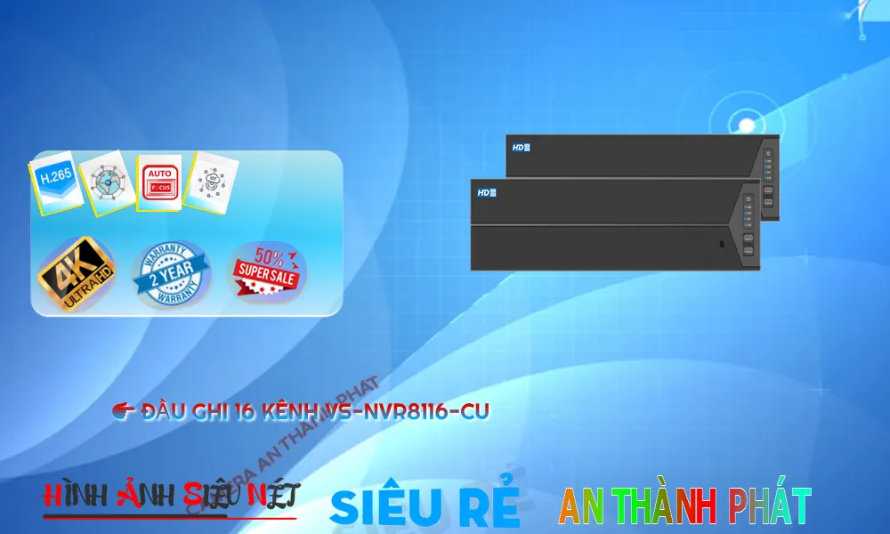 Đầu ghi Visioncop VS-NVR8116-CU