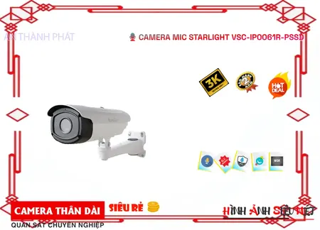 Camera Visioncop VSC-IP0061R-PSSD,thông số VSC-IP0061R-PSSD,VSC IP0061R PSSD,Chất Lượng