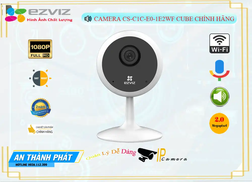 Camera EZVIZ CS C1C E0 1E2WF,thông số CS-C1C-E0-1E2WF, Không Dây IP CS-C1C-E0-1E2WF Giá rẻ,CS C1C E0 1E2WF,Chất Lượng