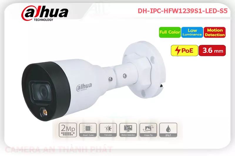 Camera Dahua DH-IPC-HFW1239S1-LED-S5,DH IPC HFW1239S1 LED S5,Giá Bán Camera DH-IPC-HFW1239S1-LED-S5 Chức Năng Cao Cấp