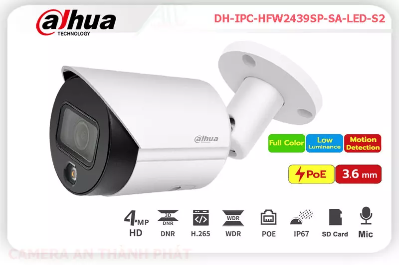 Dahua DH-IPC-HFW2439SP-SA-LED-S2,DH-IPC-HFW2439SP-SA-LED-S2 Giá rẻ,DH IPC HFW2439SP SA LED S2,Chất Lượng Camera