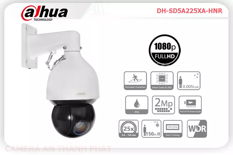 Camera IP DAHUA DH-SD5A225XA-HNR,Giá DH-SD5A225XA-HNR,phân phối DH-SD5A225XA-HNR, Dahua DH-SD5A225XA-HNR Thiết kế Đẹp
