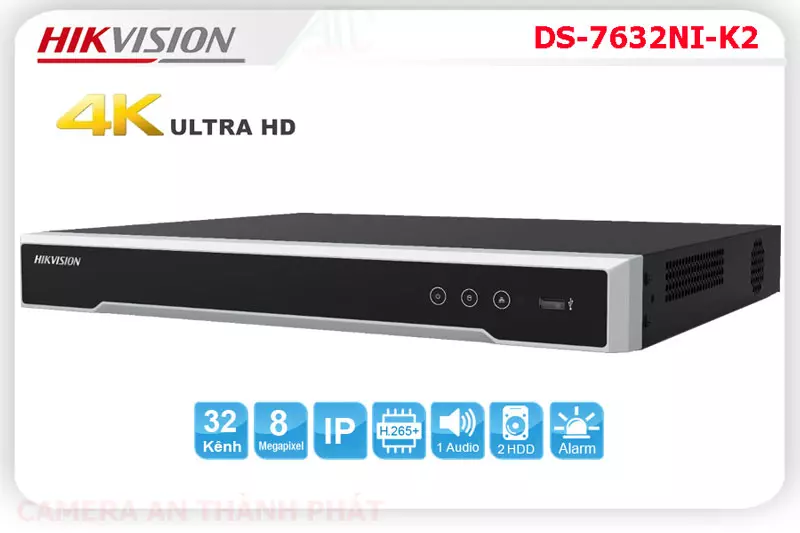 Đầu thu hình IP HIKVISION DS 7632NI K2,thông số DS-7632NI-K2, HD IP DS-7632NI-K2 Giá rẻ,DS 7632NI K2,Chất Lượng