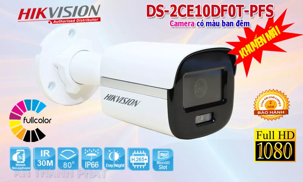 Lắp camera full color hikvision gia re