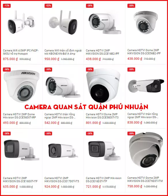 Lắp Đặt Camera Giám Sát Tại Quận Phú Nhuận