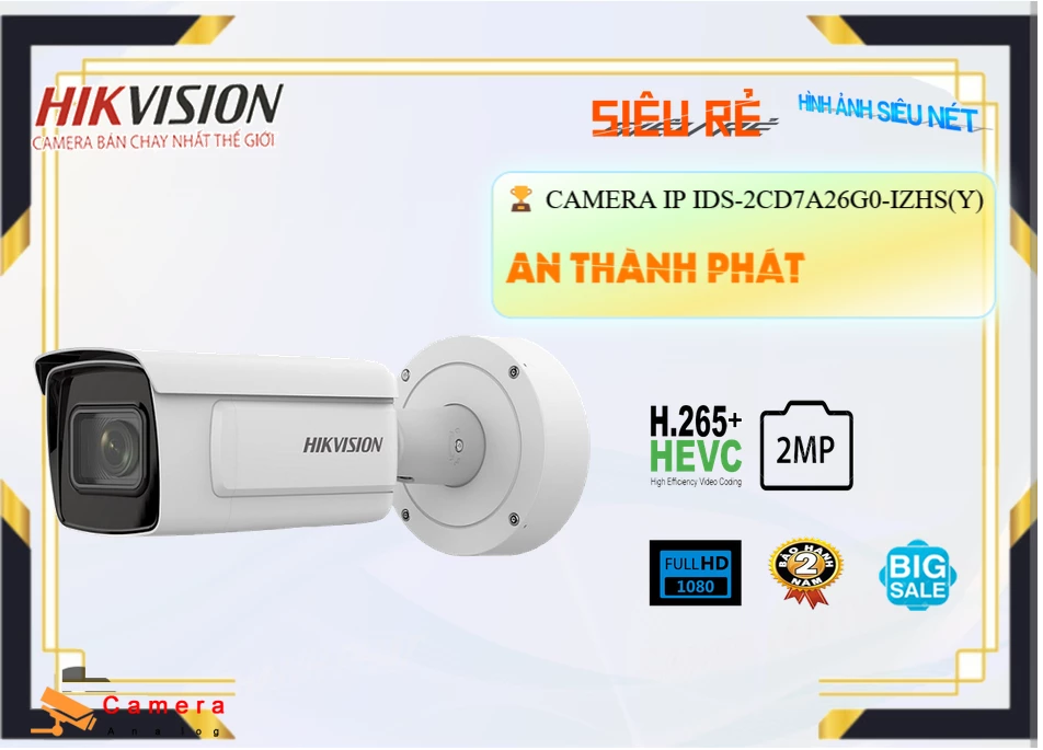 Camera Hikvision iDS-2CD7A26G0-IZHS(Y),Giá IP iDS-2CD7A26G0-IZHS(Y),phân phối