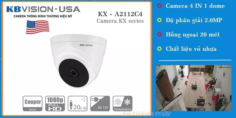 Camera quan sát KBVISION KX-A2112C4