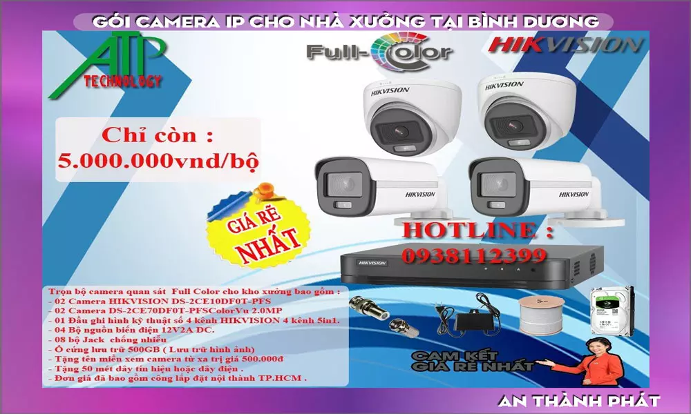 Lắp Đặt Camera An Ninh Ở Bình Dương Giá Rẻ