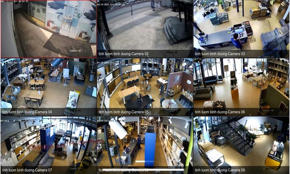 Camera quan sát nhà xưởng siêu nét