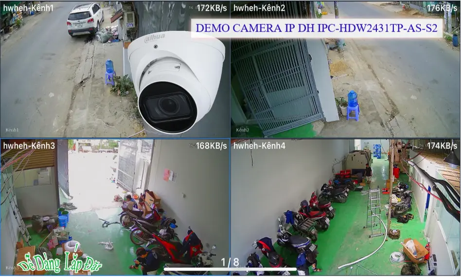  Loại Camera Giá re  Dùng Bộ Gói Camera Văn Phòng Giá Rẻ 4MP